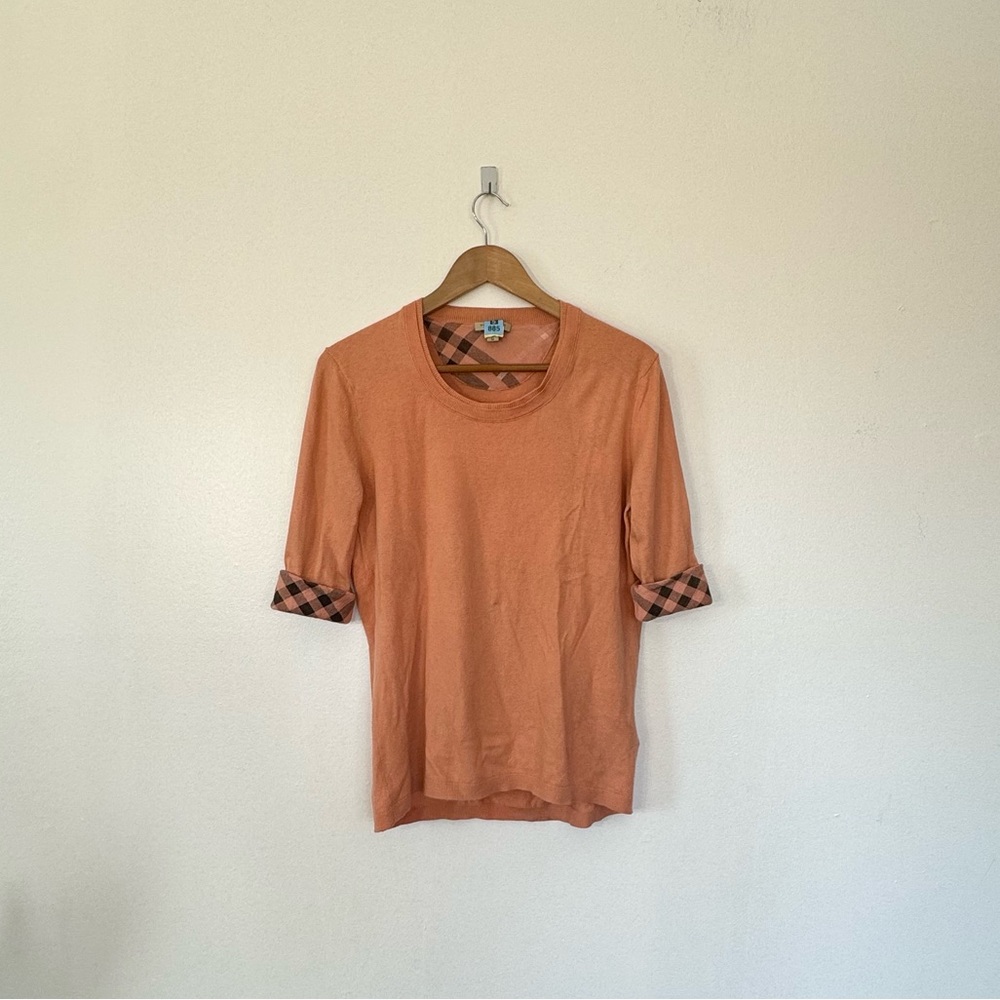 Burberry Brit Cashmere Cotton Blend Pullover Sweater Sz M - Picture 4 of 12